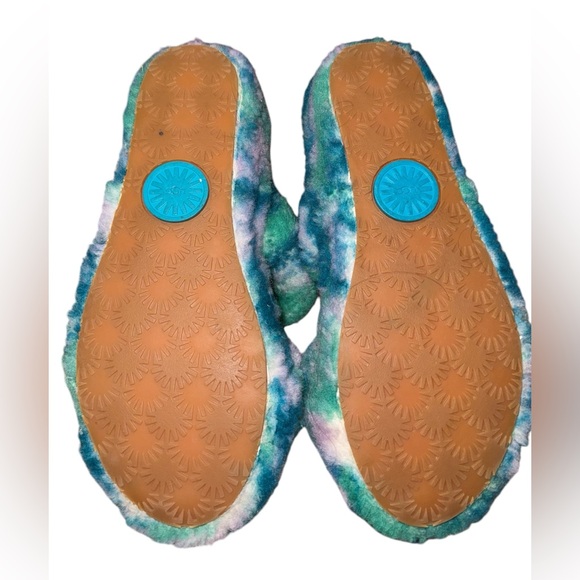 UGG OH YEAH SHEARLING OPEN TOE SLIP ON SLIPPERS - Picture 6 of 6